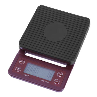 

5kg05g LCD Digital Coffee Weighing Scale Home Kitchen Bar Timer Balance