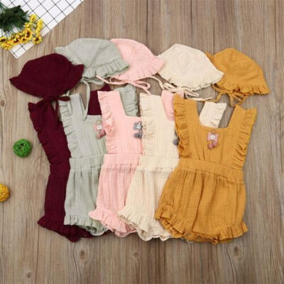 

UK Newborn Infant Baby Girl Clothes Jumpsuit Romper Bodysuit Playsuit Outfit Set