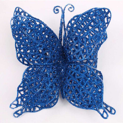

6 Pcs Bag Christmas Butterfly 38 Cm Christmas Decorations Christmas Tree Ornaments Wedding Party Decorations Design