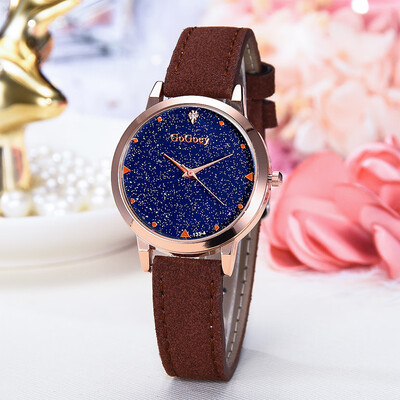 

RM Fashion Simple Without Numeral Scale Starry Dial Dial Quartz Female Watch