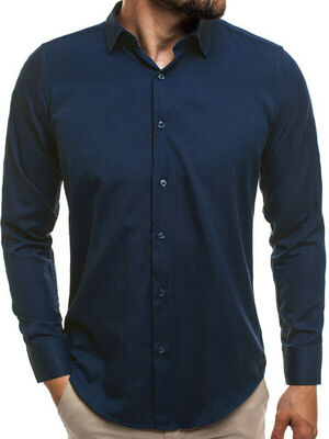 

Dress Shirts Mens Regular Fit Oxford Long Sleeve Solid Color Shirt Many Colors