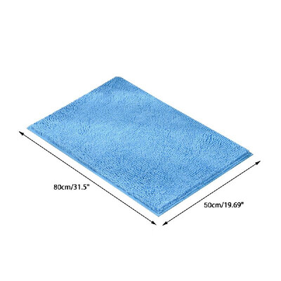 

Microfiber Bath Rugs Chenille Plush Floor Mat Carpet Soft Indoor Washable Bathroom Floor Mat Dining Room Home Bedroom Carpet Anti-