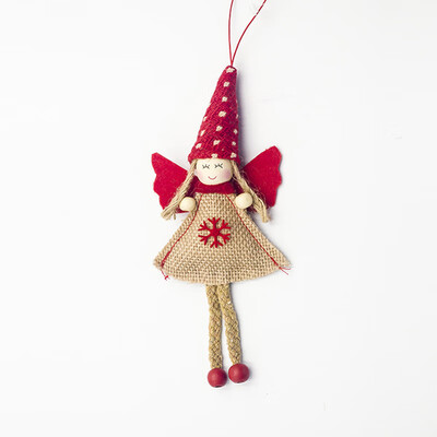

Cute Angel Doll Cloth Girl Pendant Ornament Christmas Tree Hanging Decor 4 Style