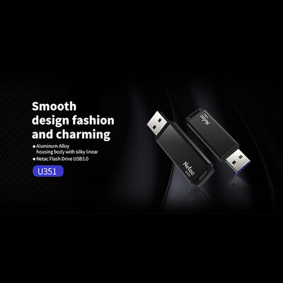

Netc U351 USB30 Flash Drive 128GB Portable U Disk Pendrive Car Pen Drives Slim Flash Drives High Speed