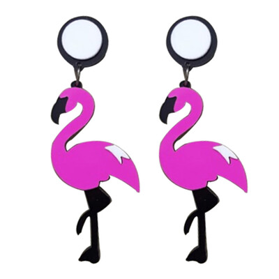 

Flamingo Earrings For Women Cartoon Cute Animal Earring Jewelry Flamingo Stud Earrings for Women Girl Gift