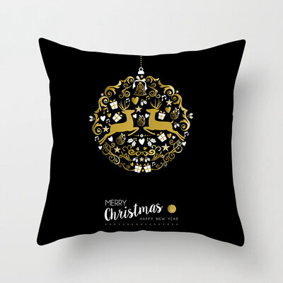 

Christmas Pillow Case Polyester Sofa Throw Cushion Cover Home Decor New