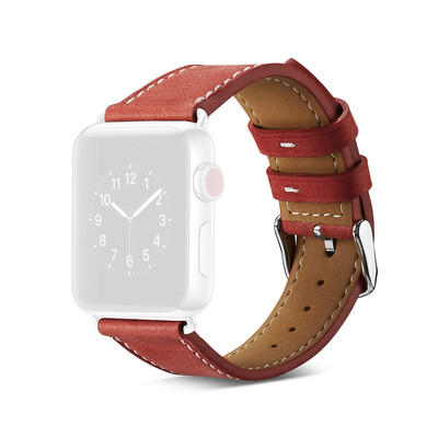 

〖Follure〗For Apple Watch Series 1234 3840mm Deluxe Leather Flash Bracelet Watch Strap