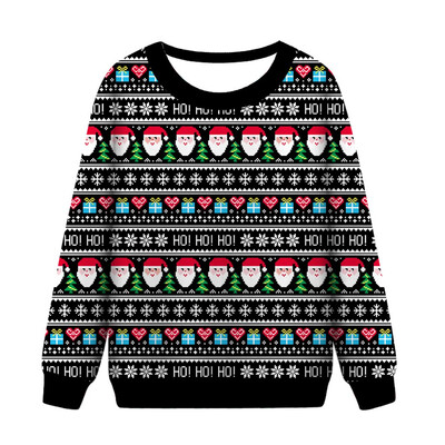 

Tailored Christmas Women Funny Print Christmas Sweatshirt Crewneck Various Design Tops