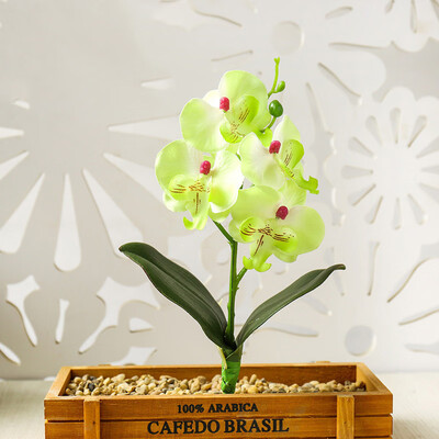 

Decoration Artificial Phalaenopsis Bonsai Bouquets DIY Craft Flower Mini Wedding