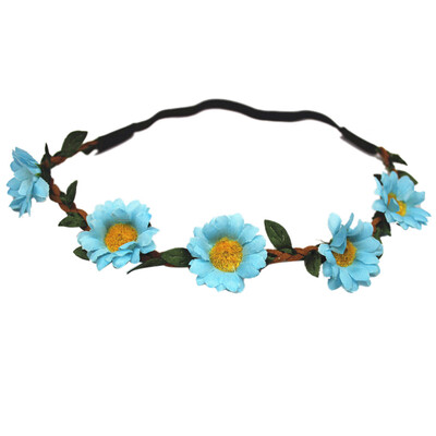

〖Follure〗Fashion Flower Head Chain Jewelry Hollow Elastic Hair Band Headband Wedding
