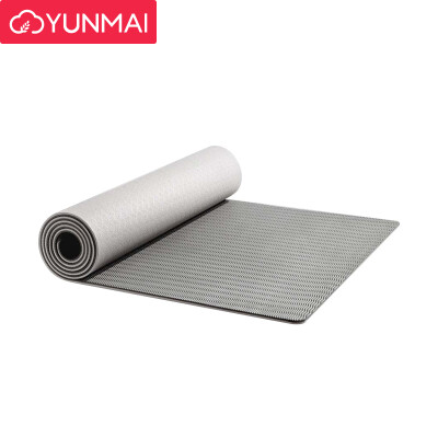 

Yunmai YUNMAI yoga mat for men&women beginners sports fitness mat tpe green double-sided non-slip long thickening to send portable backpack warm gray