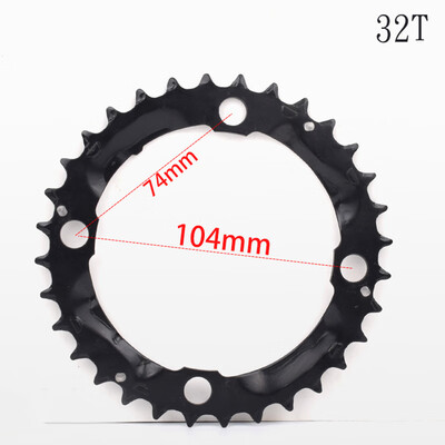 

Black 104BCD 3242T Bike Bicycle Chainring Tooth Disc 892427 Speed Cycling