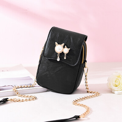 

Summer Baggage Girls New Fashion Mobile Bag Leisure Skew Baggage Fashion Mini Chain Baggage