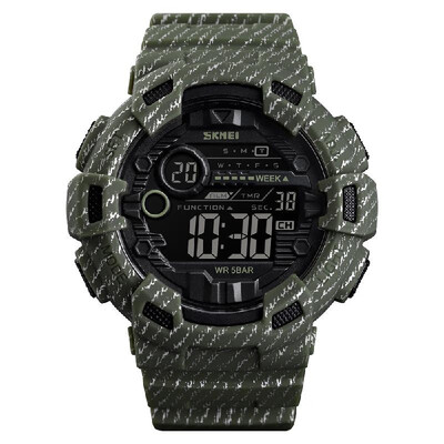 

SKMEI 1472 Analog Digital Watch Luminous Outdoor Sport Watch Men Digital Watch 5Bar Waterproof Alarm Clock Cowboy Military Fashion