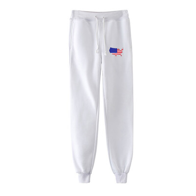 

Womens Pants Independence Day Print Casual Pants Fashion Pleated Pants