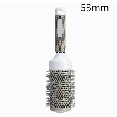 

Gobestart Professional Ceramic Round Barrel Hair Brush Iron Radial Comb for Curling