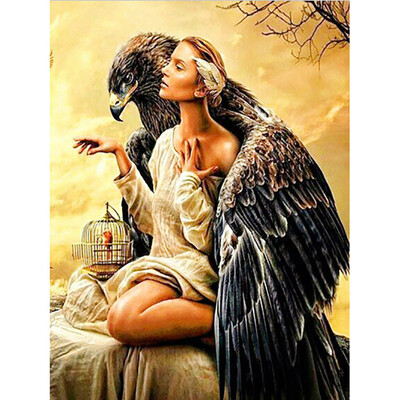 

Toponeto 5D Embroidery Paintings Rhinestone Pasted DIY Diamond Painting Cross Sti