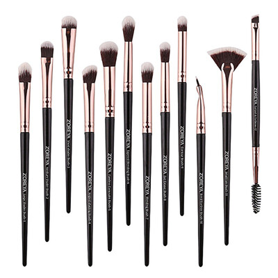

12Pcs Wooden Handle Makeup Set Brushes Powder Makeup Brush Foundation Cosmetic Tools