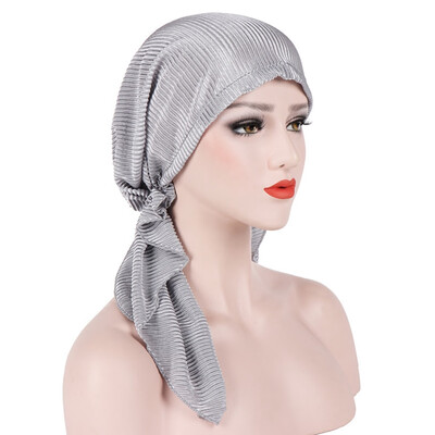 

Muslim Women Stretch Turban Cap Chemo Hat Beanie Scarf Turban Head Wrap Hijab Cap