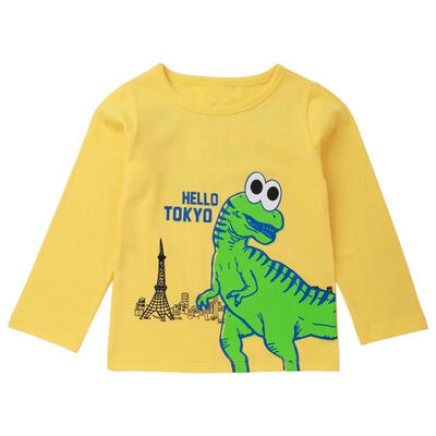 

Baby Boy Girl Long Sleeve Dinosaur Printed T Shirt Children Cotton Tee Tops