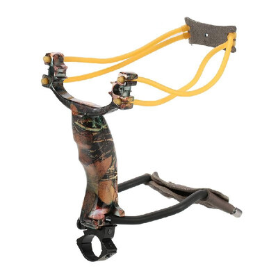 

Outdoor Powerful Sling Shot Folding Wrist Lock Adult Camouflage Catapult Marble Games