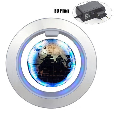 

Magnetic-Levitation Floating Globe 4" with LEDs Light Levitating World Map Globe for Home Office Desk Decoration Children Educatio