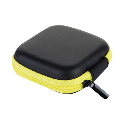 

Toponeto Mini Zipper Hard Leather Earphone Storage Bag Earphone Pouch Box