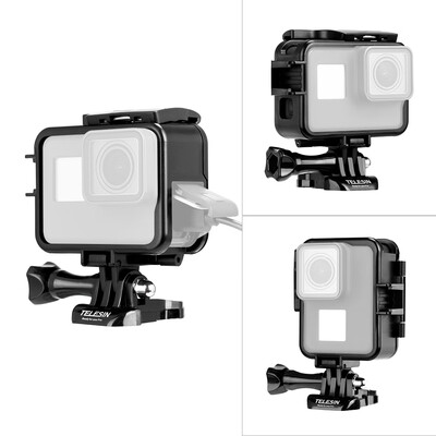 

TELESIN Protective Frame Mount Border Housing Case Sport Camera Shell Case with Quick Release Bracket Buckle Thumb Screw Accessori