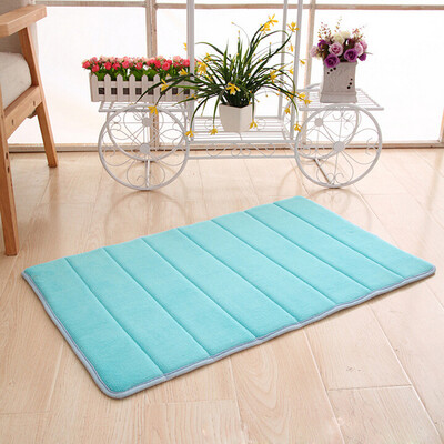 

Gobestart Memory Foam Mat Absorbent Slip-resistant Pad Bathroom Shower Bath Mats