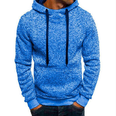

Mens Outwear Sweater Winter Hoodie Warm Coat Jacket Slim Hooded Sweatshirt