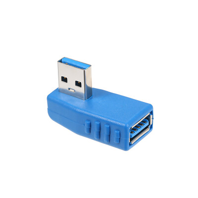 

USB30 Male to Female 90 Degree Left Angle Adapter USB30 Converter for Laptop PC TV STB Projector