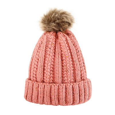 

Tailored New Women Men Winter Knitted Hat Metal Circle Hemming Hat Wool Cap
