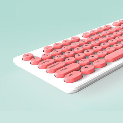 

Gaming Backlit Mechanical Retro Punk Style Circle Round Key Cap Keyboard Letter Alphabet Glowing Illuminated 104 Keys US