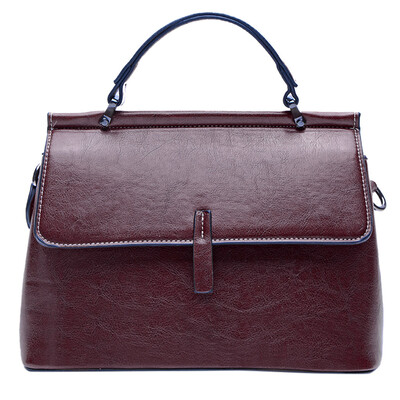 

Tailored Fashion Ladies Wild Solid Color High-End Handbag Shoulder Bag Messenger Bag