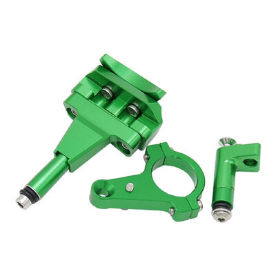 

Motorcycle Steering Damper Stabilizer Linear Reversed Safety Control Mounting Bracket Kit Replacement for Kawasaki NINJA400