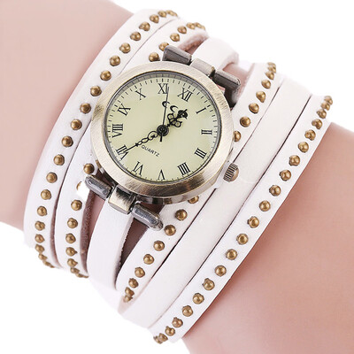 

CCQ Ladies Quartz Wristwatches Women Leather Bracelet Watch Fashion Casual Analog Quartz Watch Clock Hour Relogio Feminino 533