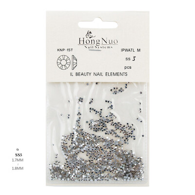 

Toponeto 1440pcs Pcs Nail Art Rhinestones Glitter Diamond Gems 3D Tips DIY Decoration