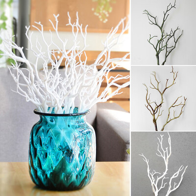 

1 Bouquet Artificial Fake Foliage Plants Christmas Ornament Gift Box Decor 35cm