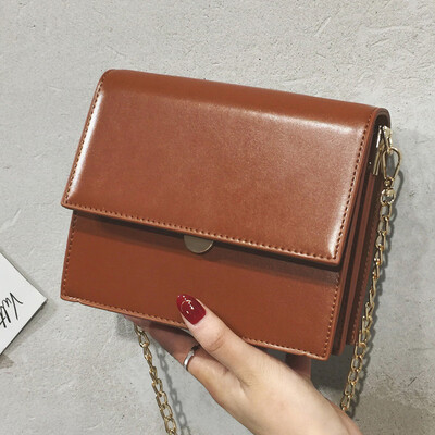

North bag retro small square bag women 2019 spring new fashion shoulder bag Messenger bag Joker small square bag