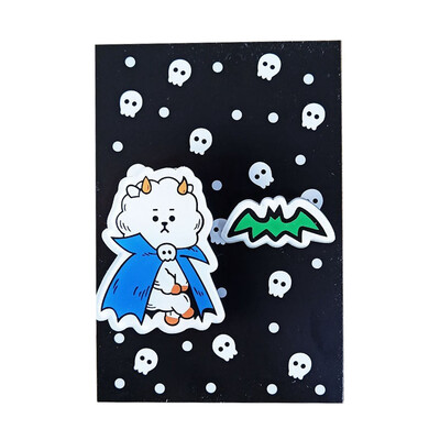 

Monifuon Kpop BTS Brooch Pin Bangtan Boys Halloween Acrylic Badge Button Pin Accessories