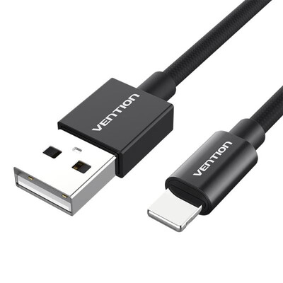 

Vention MFI 24A Fast Charging Data 8 Pin to USB Cable Wire Cord for iPhone