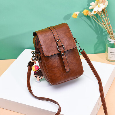 

2019 summer new womens bag fashion casual handbag mobile phone bag Korean version of the shoulder bag Messenger bag