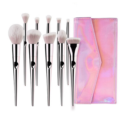 

〖Follure〗10 Pcs Brush Tool Eyeshadow Brush Brush Beauty Makeup Brush Set