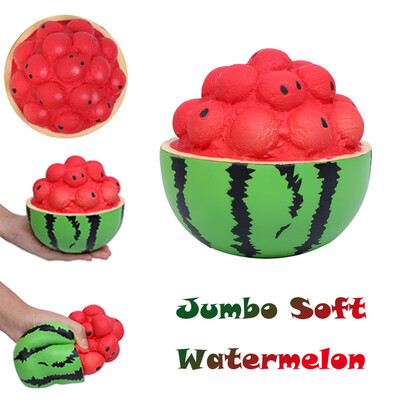 

Gotoamei Jumbo Soft Watermelon​ Slow Rising Squeeze Relieve Stress Toy