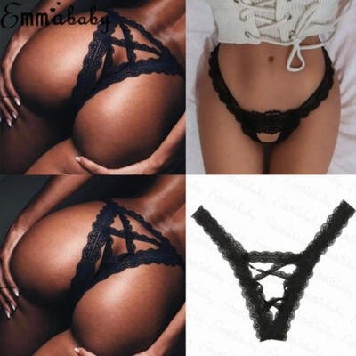 

Women Sexy Lingerie G-string Lace Briefs Underwear Panties T string Thongs