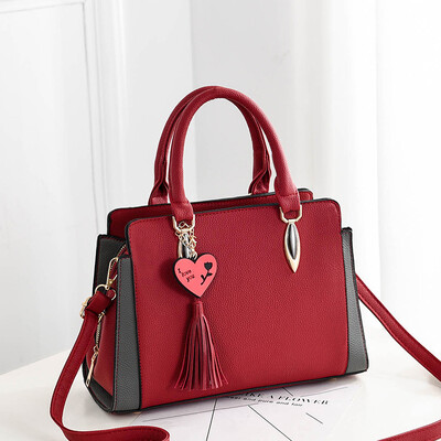 

2019 spring new ladies handbags Europe&the United States big bag fashion trend shoulder bag PU leather handbag