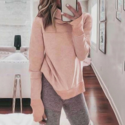 

Starmoon Women High Neck Long Sleeve Sweatshirt Pullover Shirt Tops Blouse
