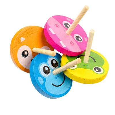 

Wood Gyro Kids Toys Relief Stress Desktop Spinning Top Toys Birthday Gifts