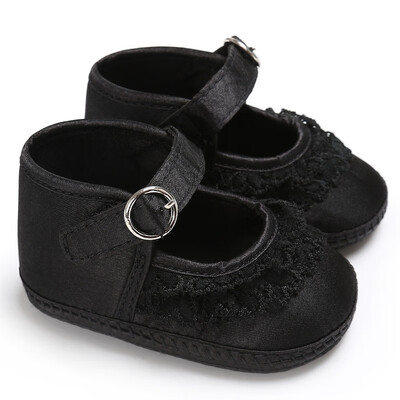 

2017 Summer Baby Toddler First Walkers Girls Lace Cute Print Crib Shoes Soft Prewalker Soft Sole Anti-Slip Shoes A