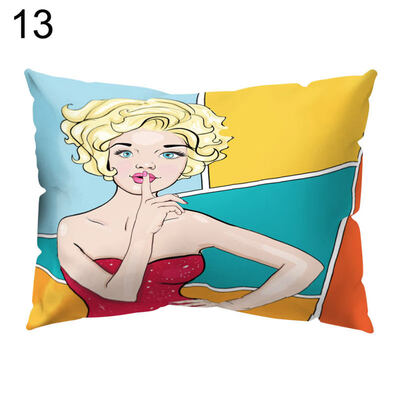 

Creative Beauty Printed Throw Square Pillow Case Cushion Cover Bedding Articles